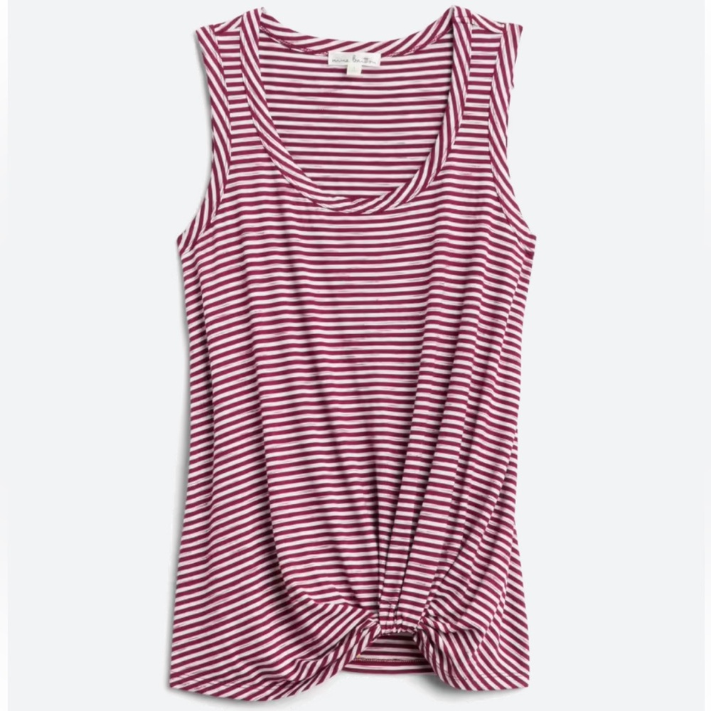 NINE BRITTON*Stitch Fix* Knot Front Knit Top